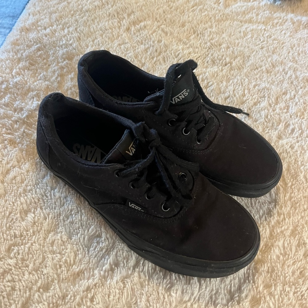 Women’s Black vans shoes 7.5